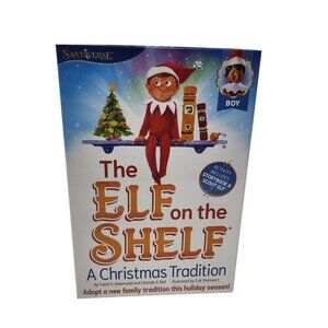The Elf On The Shelf Boy Christmas Tradition Box Set‎ With Book Brown Eyes NEW